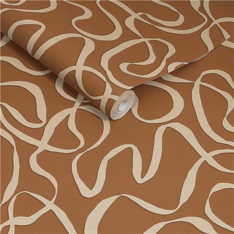 Made Wallpaper Varri 145212 Burnt Orange