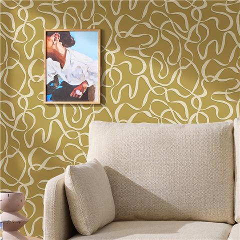 Made Wallpaper Varri 145213 Ochre