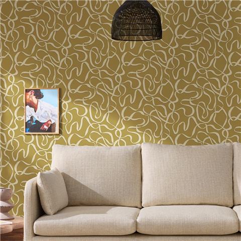 Made Wallpaper Varri 145213 Ochre