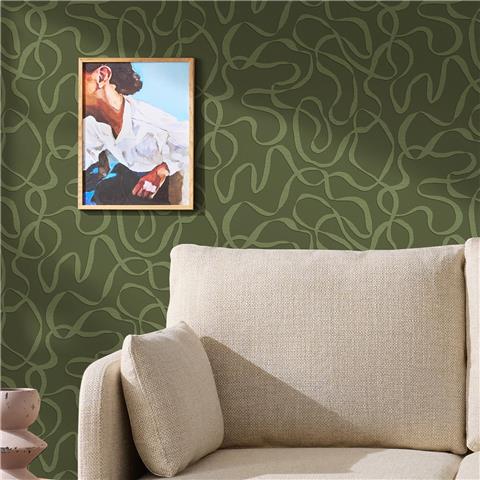 Made Wallpaper Varri 145214 Moss