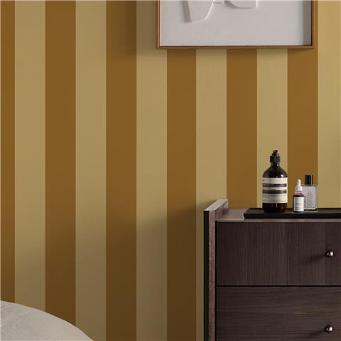 Made Wallpaper Demi Wide Stripe 145225 Ochre