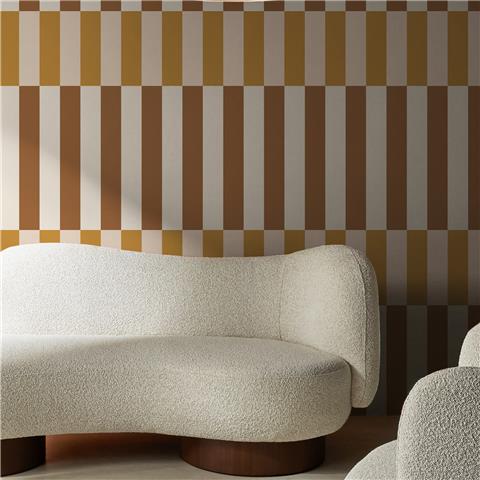 Made Wallpaper Terri Stripe 145226 Ochre