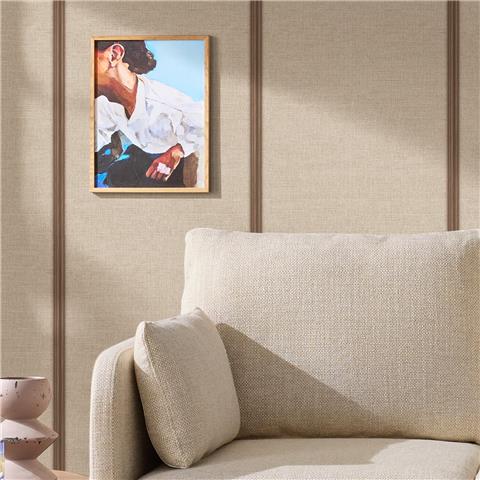 Made Wallpaper Effie Stripe 145237 Beige/Hessian