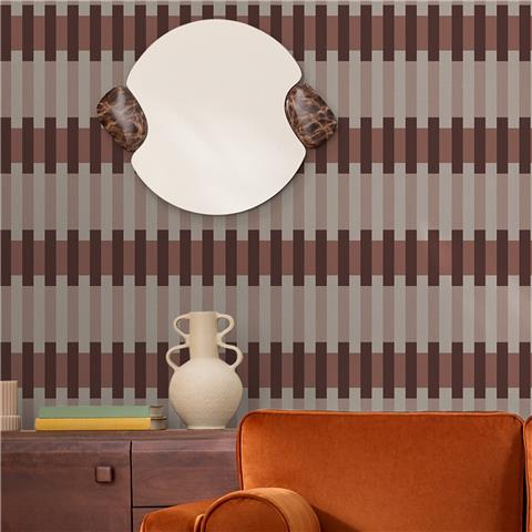 Made Wallpaper Sirio Stripe 145238 Berry