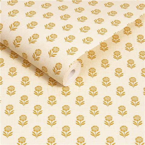 Joules Woodblock Floral Wallpaper 145377