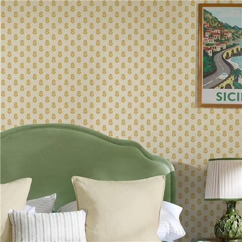 Joules Woodblock Floral Wallpaper 145377