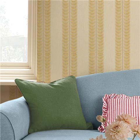Joules Palm Leaf Stripe Wallpaper 145379