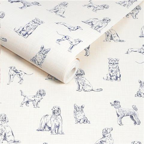 Joules Sketched Dogs Wallpaper 145388