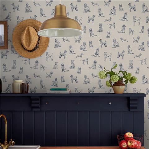 Joules Sketched Dogs Wallpaper 145388