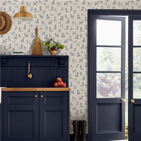 Joules Sketched Dogs Wallpaper 145388