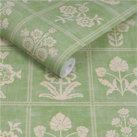 Joules Garden Floral Grid Wallpaper 145393