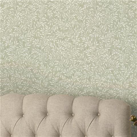NEXT Ditsy Leaf Wallpaper 145597 Sage