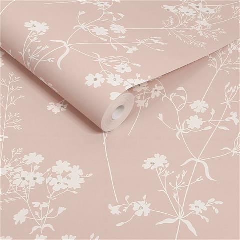NEXT Country Leaves Wallpaper 145598 Blush