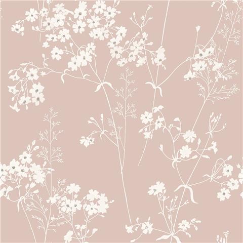 NEXT Country Leaves Wallpaper 145598 Blush
