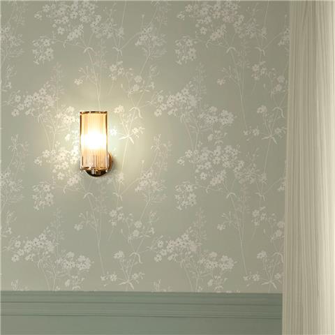 NEXT Country Leaves Wallpaper 145600 Sage