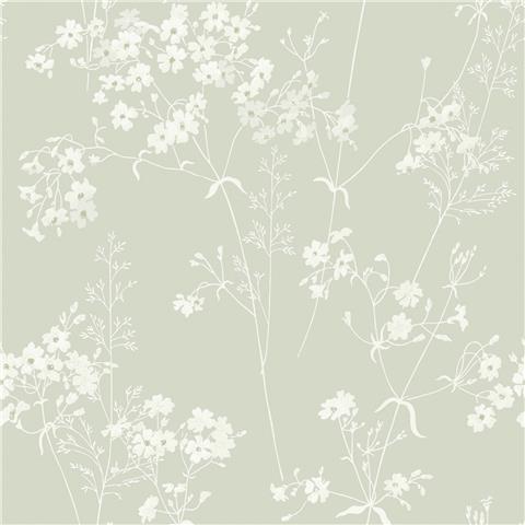 NEXT Country Leaves Wallpaper 145600 Sage