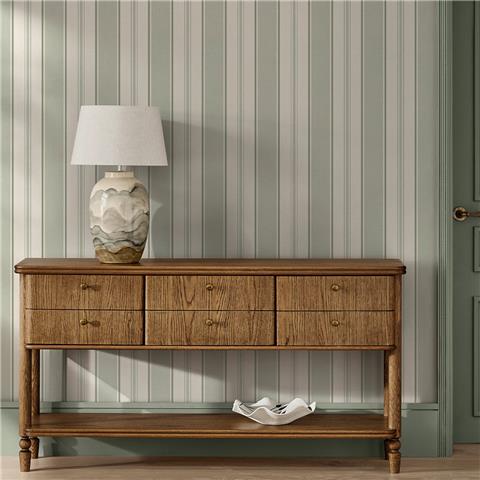NEXT Country Stripe Wallpaper 145601 Sage