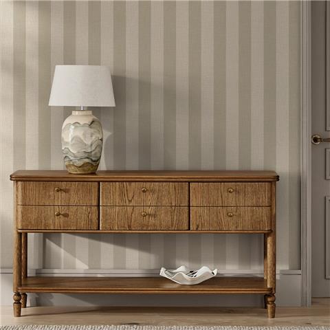 NEXT Linen Stripe Wallpaper 145610 warm