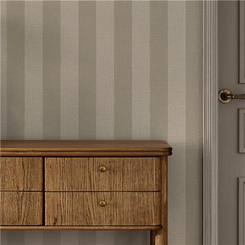NEXT Linen Stripe Wallpaper 145610 warm