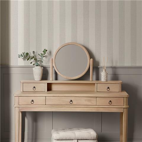 NEXT Linen Stripe Wallpaper 145611 Natural