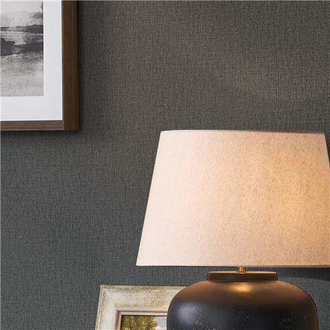 NEXT Linen Look Wallpaper 145633 Charcoal