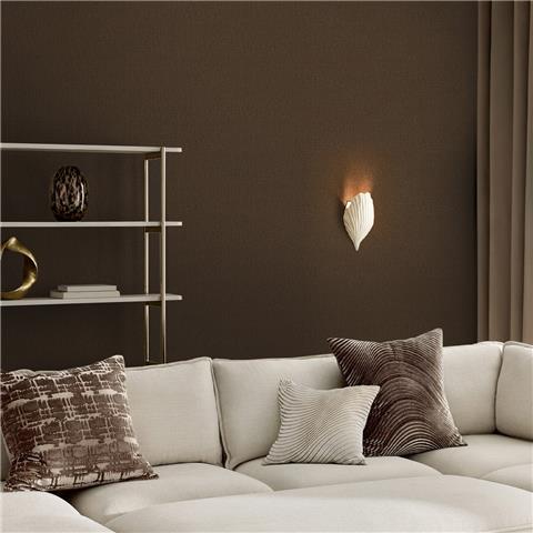 NEXT Linen Look Wallpaper 145634 Chocolate
