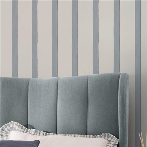 NEXT Painted Stripe Wallpaper 145640 Blue
