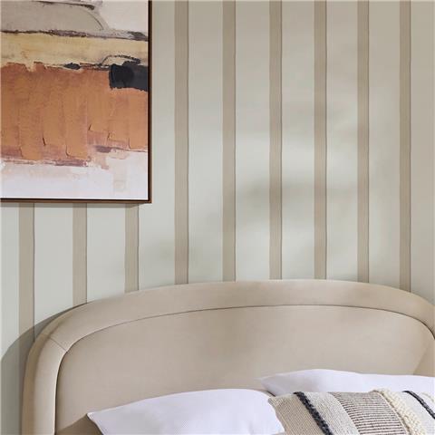 NEXT Painted Stripe Wallpaper 145641 Natural