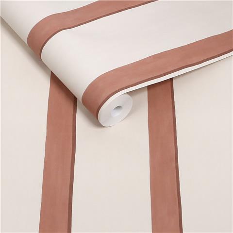 NEXT Painted Stripe Wallpaper 145642 Rust