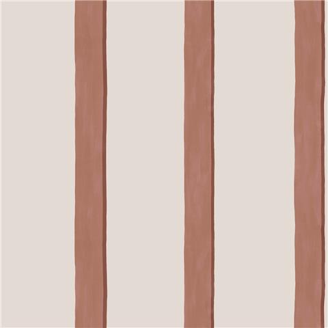 NEXT Painted Stripe Wallpaper 145642 Rust