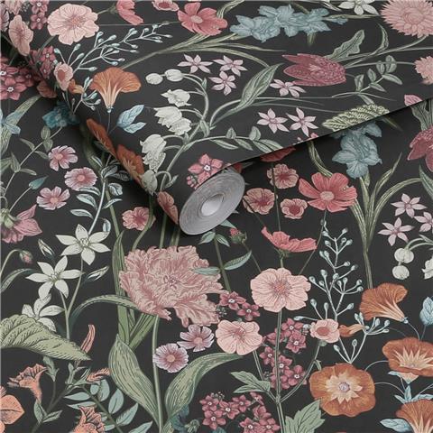NEXT Botanical Floral Wallpaper 145643 Night