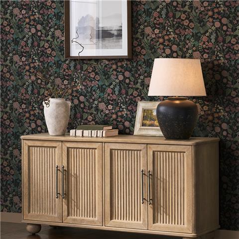NEXT Botanical Floral Wallpaper 145643 Night