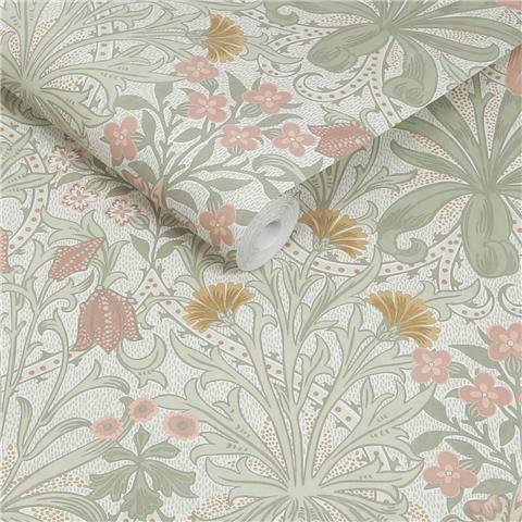 William Morris at Home Wallpaper Woodland Weeds 145676 Peony + Sage