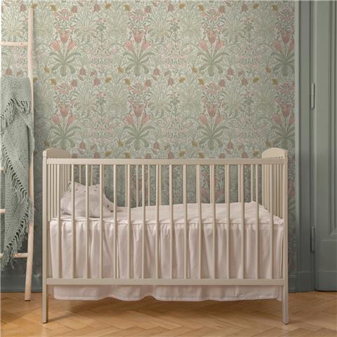 William Morris at Home Wallpaper Woodland Weeds 145676 Peony + Sage