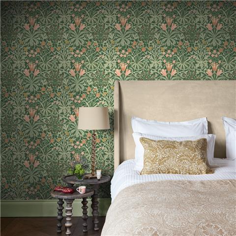 William Morris at Home Wallpaper Woodland Weeds 145677 Forest