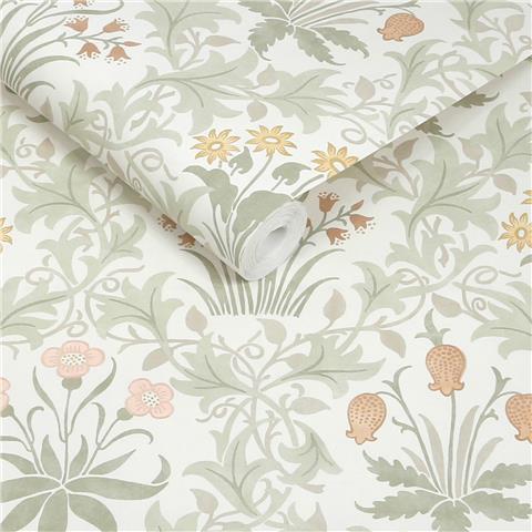 William Morris at Home Wallpaper Celandine Spring 145679 Peony + Sage