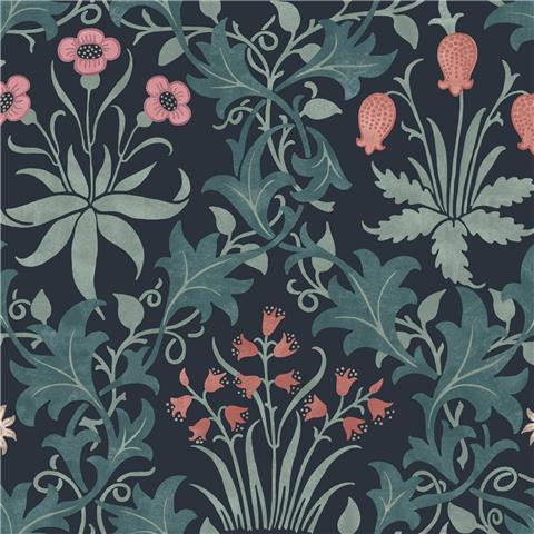 William Morris at Home Wallpaper Celandine 145681 Midnight