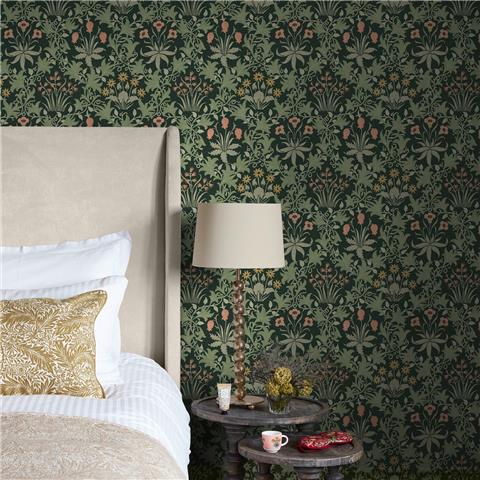 William Morris at Home Wallpaper Celandine 145682 Forest
