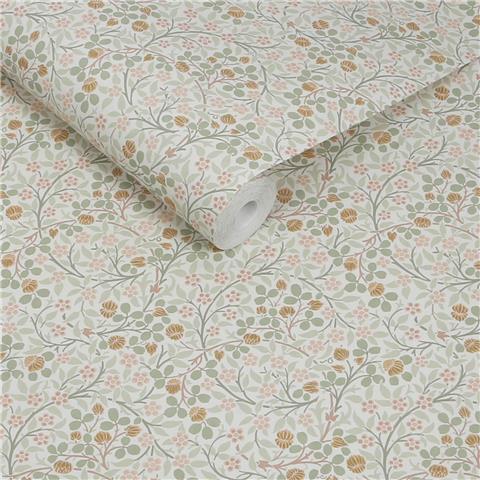William Morris at Home Wallpaper Clover 145684 Peony + Sage