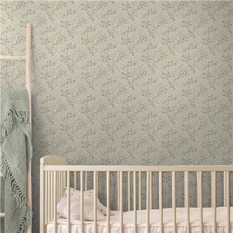 William Morris at Home Wallpaper Clover 145684 Peony + Sage
