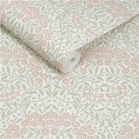 William Morris at Home Wallpaper Michaelmas Daisy 145687 Peony + Sage