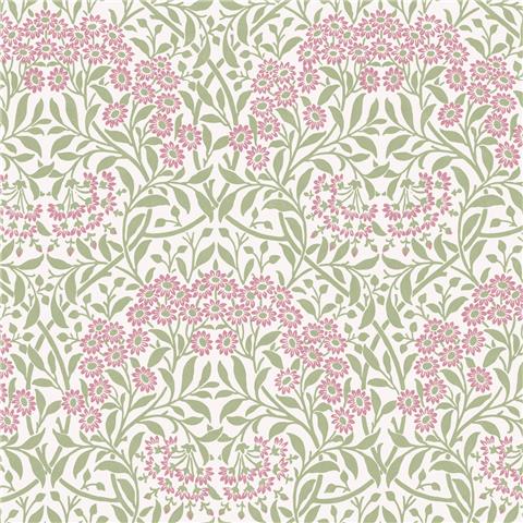 William Morris at Home Wallpaper Michaelmas Daisy 145688 Pink Cedar