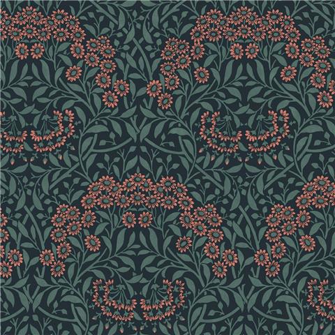 William Morris at Home Wallpaper Michaelmas Daisy 145690 Midnight