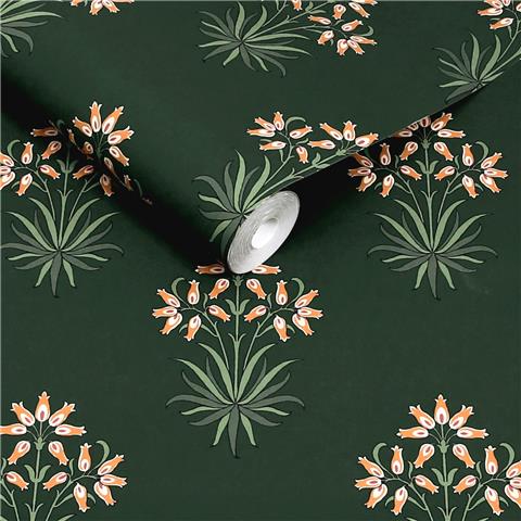William Morris at Home Wallpaper Hyacinth Flower 145692 Forest