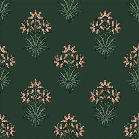 William Morris at Home Wallpaper Hyacinth Flower 145692 Forest