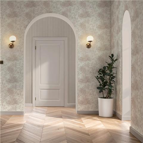 Boutique Sanctuary Wallpaper Bali Palm 145696 Pearl