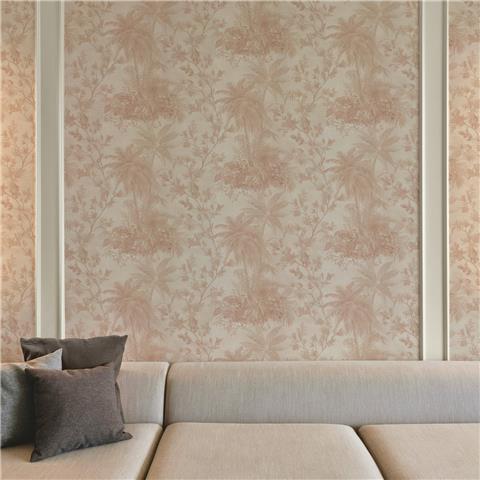 Boutique Sanctuary Wallpaper Bali Palm 145697 Rose
