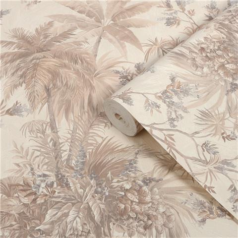 Boutique Sanctuary Wallpaper Bali Palm 145698 Pebble