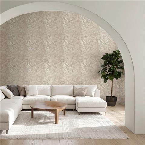 Boutique Sanctuary Wallpaper Congo Palm 145702 Pearl