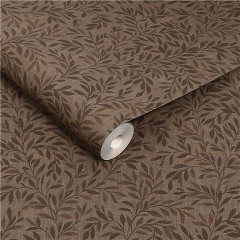 NEXT Ditsy Leaf Wallpaper 145818 Russet